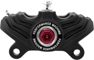 Performance Machine 125x4R Caliper Black Ops with Red Bolt