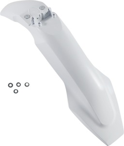 Acerbis Front Fender 20 White Plastic Fits Husqvarna