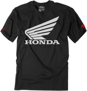 Youth Honda Big Wing Tee - Honda Big Wing Tee Blk Ymd