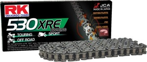 RK 530 XRE XW-Ring Sealed Chain 102 Links Natural - Sealed 530 XRE chain, 102 links, natural finish
