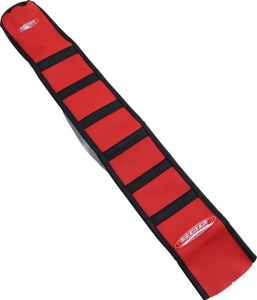 6-Rib Water Resistant Seat Cover Black/Red - For 17-18 Honda CRF450R/X