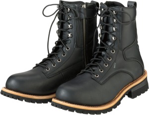 Z1R M4 Boots Black Size 14 Waterproof Leather Adult - Waterproof over-ankle boots in black, size 14