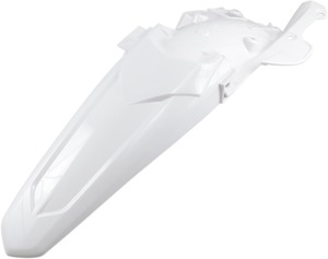 Cycra Powerflow Rear Fender White Fits 2019-2023 Yamaha YZ250F