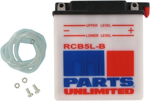 Parts Unlimited Heavy-Duty Battery YB5L-B - Fits various motorcycles and ATVs