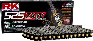 RK 525 ZXW XW-Ring Drive Chain Black 150 Links - High-performance sealed chain, 150 links, black