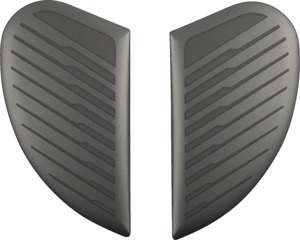 ICON Airform Helmet Side Plates Silver Counterstrike One Size - Side plates for Airform helmets Counterstrike Silver