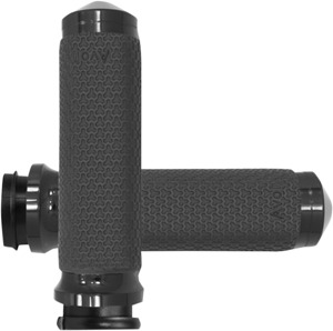 Avon Memory Foam Grips Black 1.375" for Motorcycles