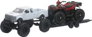 New Ray 1:18 Pickup Truck with Mini Sportsman Toy Set