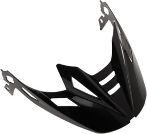 ICON Airflite Helmet Peak Visor Black One Size - Replacement visor for Icon Airflite helmet
