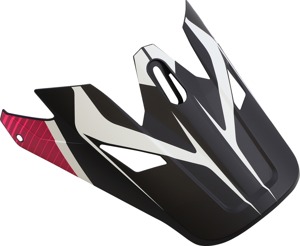 Z1R Rise Helmet Visor Flame Pink White Black Gloss Adult - Replacement visor for Z1R Rise helmets Flame graphic