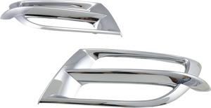 Show Chrome Side Fairing Accent Grille Silver 52-682