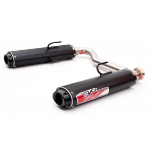 Big Gun EVO U Dual Slip-On Exhaust Black Fits 14-17 Polaris Scrambler XP 1000