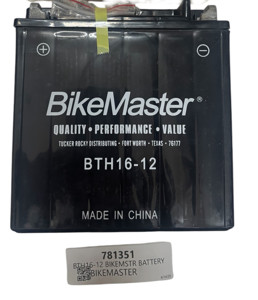 BikeMaster BTH16-12 Battery - High-performance 12V battery