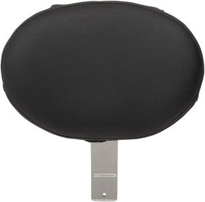 Drag Specialties EZ Glide II Large Backrest Black/Smooth - Large backrest for EZ Glide II seats, Black/Smooth