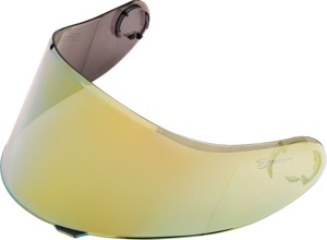 Z1R Solaris 2.0 Helmet Shield RST Gold One Size - Replacement shield for Solaris 2.0 helmet