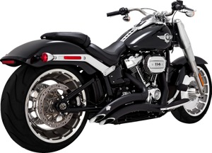 Vance & Hines Big Radius 2-2 Black Exhaust System For Harley Softail 114 - Full exhaust for Harley Softail 114 models