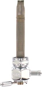 Pingel Power-Flo Petcock Hex 22mm 90Â° Rear Outlet 4311-CH