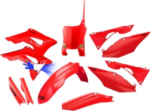 Cycra Complete Powerflow Body Kit Red Fits Honda