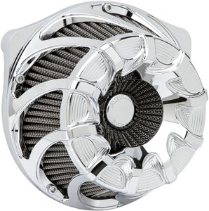 Drift Inverted Series Air Cleaner Kit Chrome by Arlen Ness