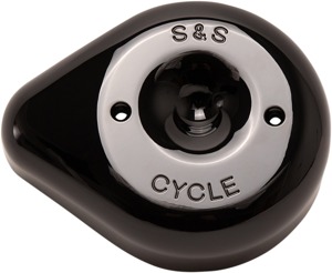 Stealth Teardrop Air Cleaner Cover Black by S&S