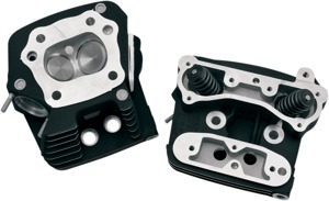S&S Black Cylinder Head Kit 106-4570 Fits Evolution Big Twin Engines