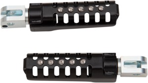 Burly Brand Razorback Passenger Pegs for M8 Softail - Black