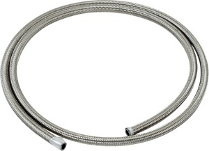 Russell Pro-Flex Braided Oil Hose -6, 6FT - Stainless steel braided oil hose, 6FT