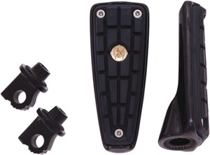 CIRO CMX Footpegs Black Pair For Harley Male Mount 1987-2024 - Fits Harley 1/2" male mount 1987-2024 models