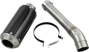 MGP 2 Growler Carbon Fiber Slip On Exhaust - For 11-14 Honda CBR250R