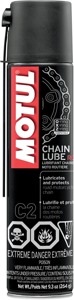 Motul C2 Chain Lube Road Aerosol 9.3oz - Chain lube for all chain types, 9.3oz aerosol can