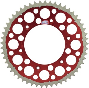 Aluminum Rear Sprocket Twinring 48T Red - For Honda CR CRF XR
