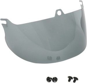 Z1R Nomad Helmet Face Shield Smoke Polycarbonate - Face shield for Nomad half helmets