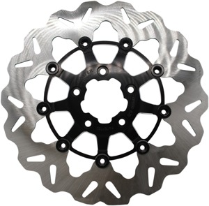 Floating Wave Brake Rotor Contrast Cut - HD FLH FLT FXST FLST FXD XL