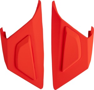 Icon Elsinore Helmet Top Vent Assembly Race Red Matte One Size - Replacement top vent for Icon Elsinore helmets