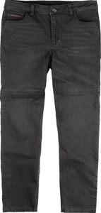 ICON Uparmor Covec Jeans Men's Black Size 42 - Men's black sport riding jeans