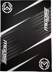 Moose Absorbent ATV Mat Black/White 83-3/4" x 63"