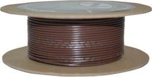 Brown 18 Gauge Color Match Primary Wire - 100' Spool