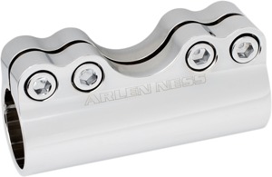 Arlen Ness Modular Billet Handlebar Clamps Chrome 1"