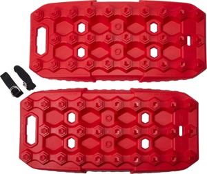 Caliber XTrax Recovery Board Kit - Red - Off-road recovery boards with straps - Red