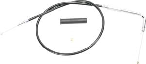 Drag Specialties Black Vinyl Throttle/Idle Cable 41in For Harley-Davidson