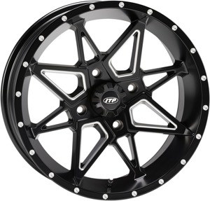 ITP Tornado Alloy Aluminum Wheels 14X7 2+5 4/4 Mb