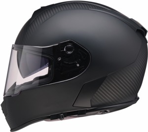 Z1R Warrant Carbon Full Face Helmet Black XL Unisex - Full face helmet, carbon graphic, size XL, black