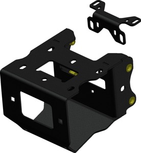 KFI Winch Mount Black for Polaris Sportsman 400-1000 & Scrambler 850-1000