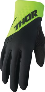 THOR Spectrum Cold Weather Gloves Men's XL Black/Acid - Cold weather gloves for chilly track days