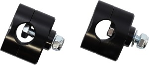 ODI PeeWee MX Bar Mounts Black For 3/4in Handlebars - Bar mounts for PeeWee 50 models with 3/4in bars