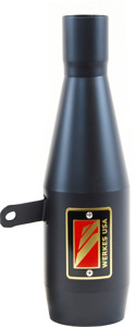 Black Velvet GP Slip On Exhaust - Race Megaphone - For 17-21 Yamaha R6