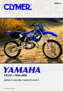 Shop Repair & Service Manual - Soft Cover For 1994-2001 Yamaha YZ125