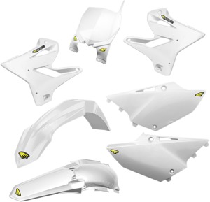 Cycra Powerflow Body Kit - White Fits Yamaha