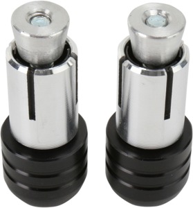 Renthal Aluminum Bar Ends Black End Plugs Set