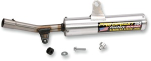304 Aluminum Slip On Exhaust Silencer - For 86-89 TRX250